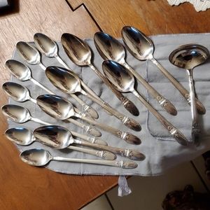 1847 Rogers Bros IS First Love Spoons and Ladle
